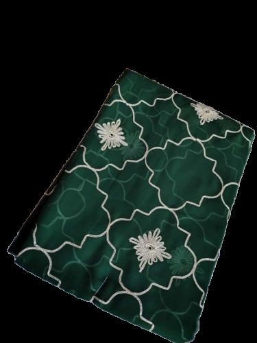Green gotta patti work royal georgette fabric 1199